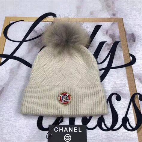 caroline flemingot chanel winter beige hat|Chanel hats sale.